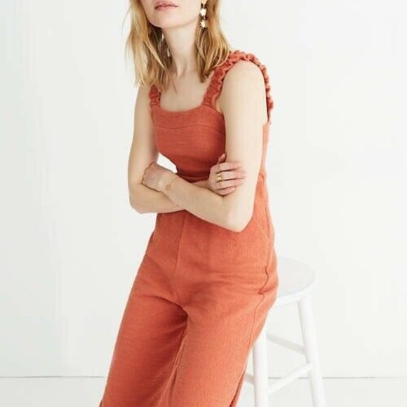 MADEWELL Texture & Thread Jumpsuit Size 8 NWOT - Picture 2 of 9